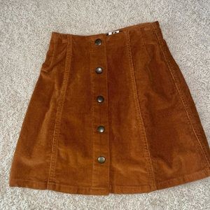Top Shop Corduroy skirt